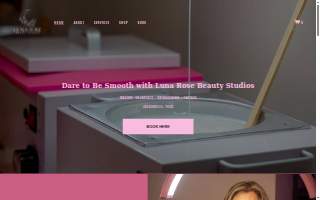 Luna Rose Beauty Studios website
