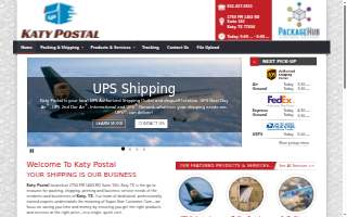 Katy Postal website