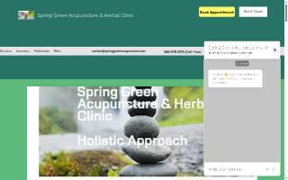 Spring Green Acupuncture and Herbal Clinic website