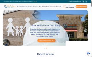 SteadFast Primary Care website