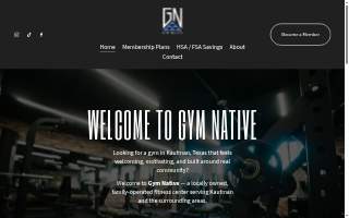 Gym Native website