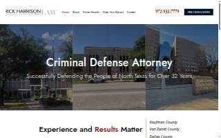 Rick Harrison Law website