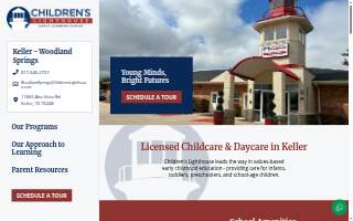 Children's Lighthouse of Keller - Woodland Springs website