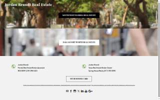 Jordan Brandt Real Estate website
