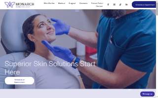 Monarch Dermatology website