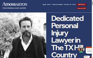 Amos Barton Law Firm website