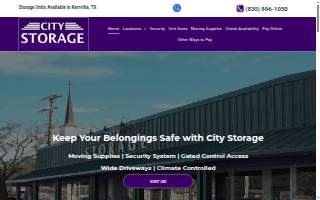 City Storage website