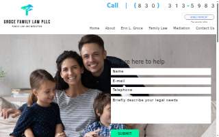 Groce Family Law, PLLC website