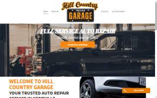 Hill Country Garage - Mechanic Shop in Kerrville website