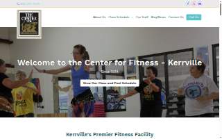 The Center For Fitness website