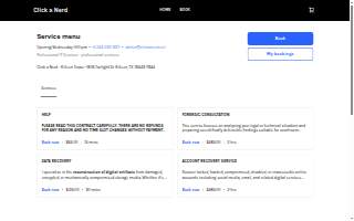 Click a Nerd website