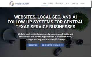 Frederick Webb Digital Marketing website