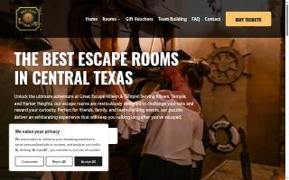 Great Escape of Central Texas website