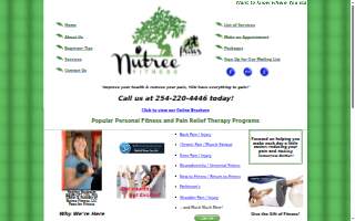 Nutree Fitness website