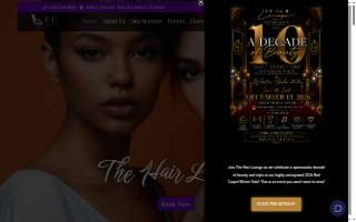 The Hair Lounge website