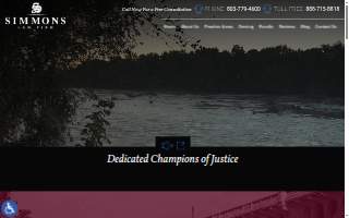 The Law Offices of Gregory K. Simmons, P.C. website