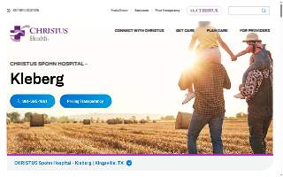 CHRISTUS Spohn Hospital - Kleberg website