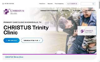 CHRISTUS Trinity Clinic of Kingsville website