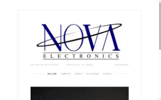 Nova Electronics website