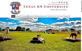 Texas K9 University, LLC website