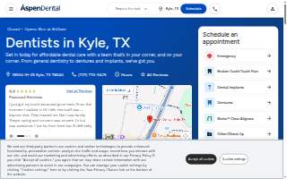 Aspen Dental - Kyle website