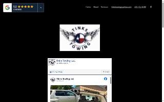 Tinks Towing of La Marque website