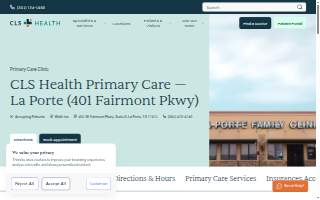CLS Health: Primary Care Providers - La Porte website