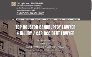 Rashid Law Firm of La Porte website