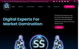 Skyshot Productions website