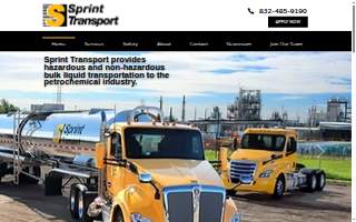 Sprint Transport website