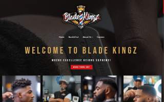 BladeKingz Barbershop #1 - Lancaster website