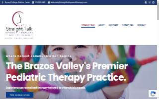 Straight Talk Speech Therapy website
