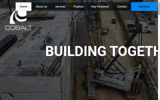 Cobalt Construction website