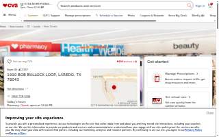 CVS Pharmacy (1910 Bob Bullock Lp) website