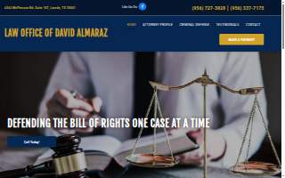 Law Office of David Almaraz website