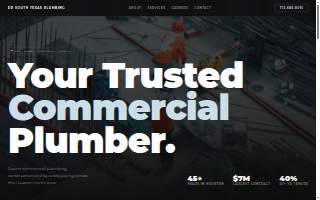 South Texas Plumbing Contractors website