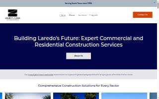 Zertuche Construction website