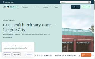 CLS Health: Primary Care Providers - League City website