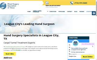 Hand Surgery Specialists of Texas website