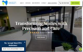 League City Elite Dentistry website