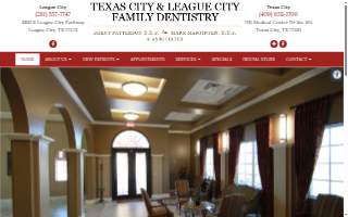 League City Family Dentistry website