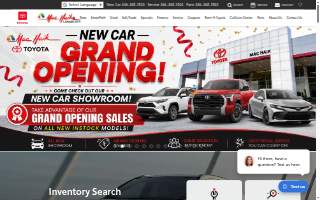 Mac Haik Toyota website