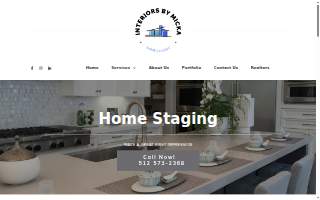 Interiors By Micka website
