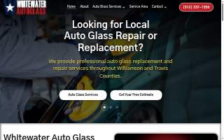 Whitewater Auto Glass website