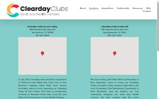 Clearday Clubs of Leon Valley website