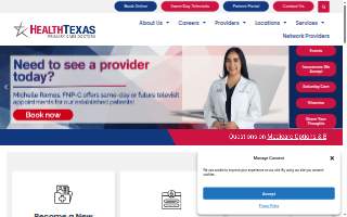 HealthTexas Primary Care Doctors (Leon Valley Clinic) website