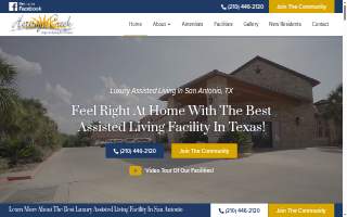 Heritage Creek Assisted Living website