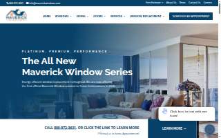 Maverick Windows San Antonio of Leon Valley website