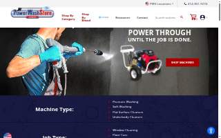 Power Wash Store San Antonio website