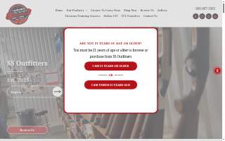 SS Outfitters website